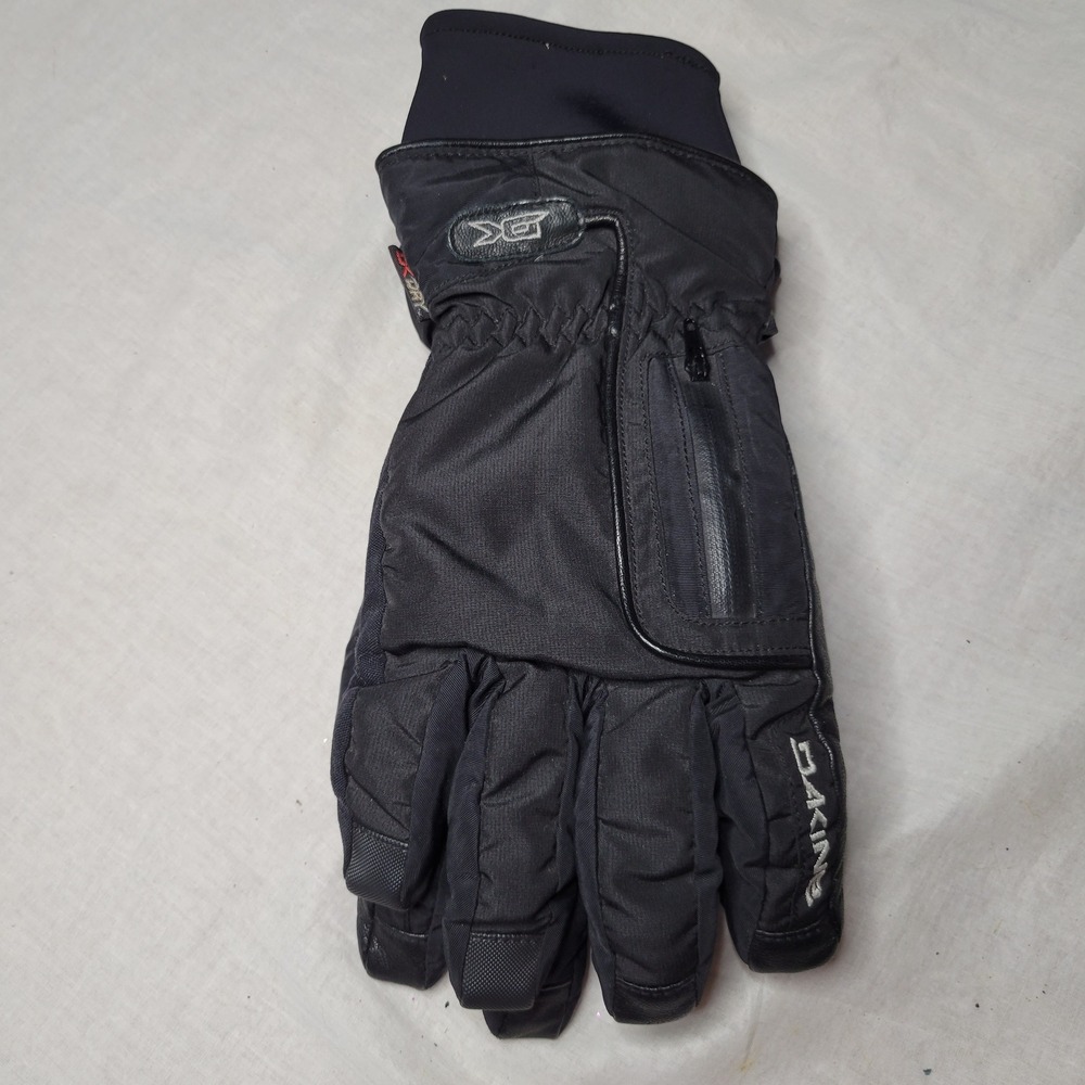 Dakine DK Dry Black Ski Snowboard Gloves Zippered Winter Mens Corvair M